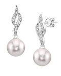 Akoya Pearl & Diamond Suzanna Earrings