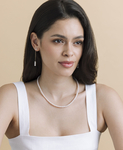 4.5-5.0mm White Freshwater Pearl Logan Necklace - Secondary Image