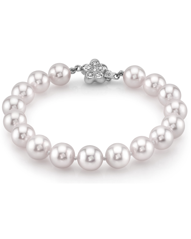 8.0-8.5mm Akoya White Pearl Bracelet