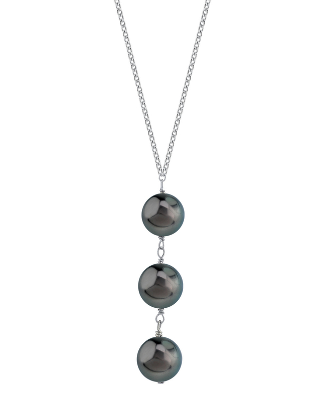 Tahitian South Sea Pearl Triple Drop Pearl Pendant