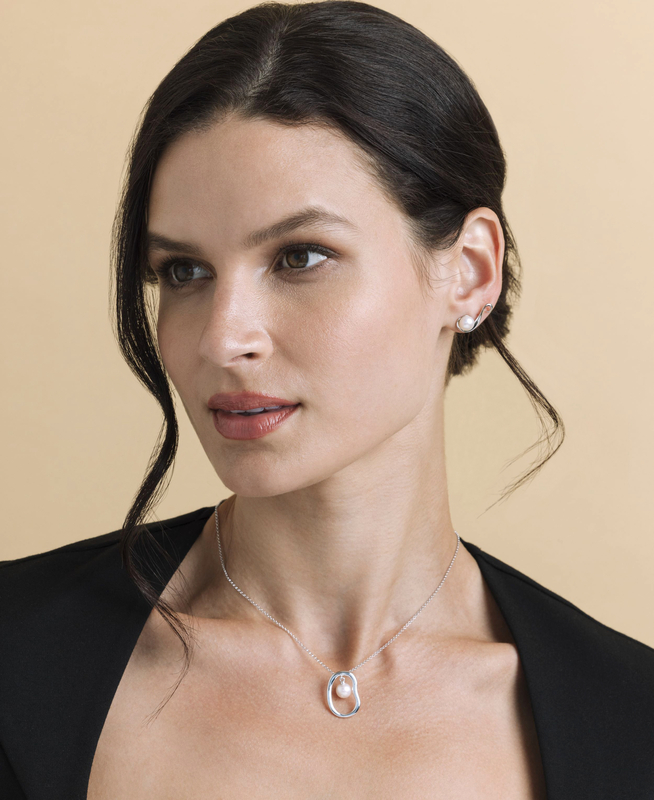 Freshwater Pearl Anastasia Earrings - Secondary Image