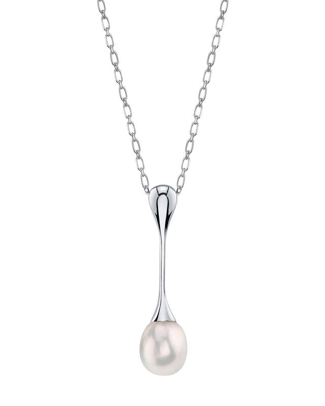Freshwater Pearl Long Teardrop Pendant