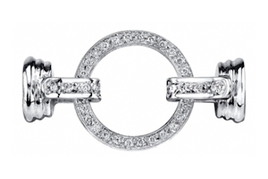 Diamond Joyce Clasp  18K White Gold