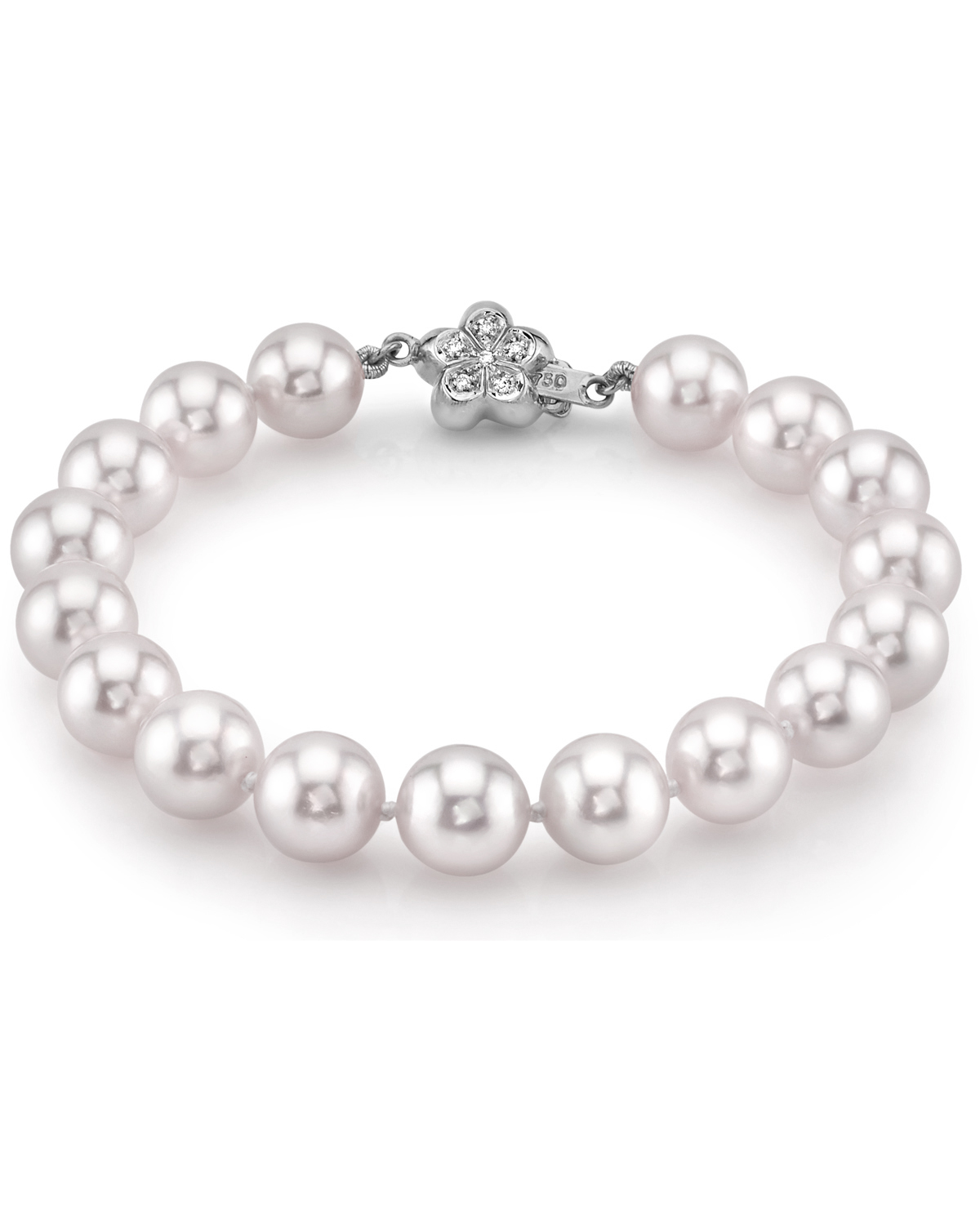 8.5-9.0mm Akoya White Pearl Bracelet