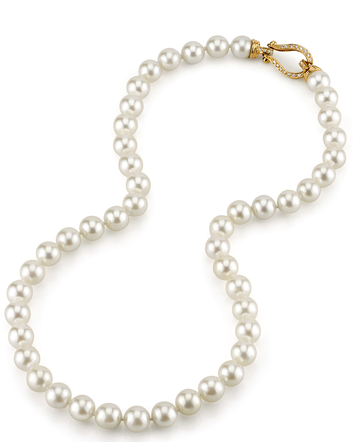 8.5-9.0mm Japanese Akoya White Pearl Necklace- AA+ Quality